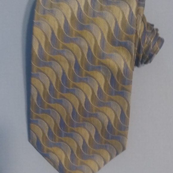 Stefano Conti blue, gray men's necktie - Picture 4 of 7